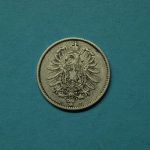 Kaiserreich 1885 J 1 Mark kleiner Adler ss-vz
