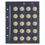 Leuchtturm Münzblätter VISTA für 2 Euro Münzen (2er Pack) 312494 Neu