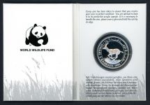Bahrain 1986 5 Dinars WWF Gazelle im Folder PP