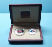 Polen 2004 10 Zl. + Silbermedaille Mitgliedschaft EU im Holzetuitui PP