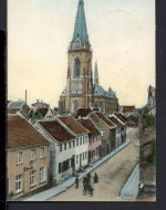 AK Willich Kr. Viersen 1912 Kath. Kirche und Schulstrasse