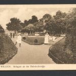 AK Willich Kr. Viersen 1919 Park an der Bahnhofstrasse