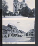 AK Willich Kr. Viersen 1903 Rittergut Haus Broich, Markt