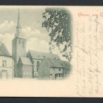 AK Willich Kr. Viersen 1898 Alte Pfarrkirche