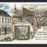 AK Willich Kr. Viersen 1918 Hotel Zur Post von Carl Grootens