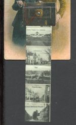 AK Willich Kr. Viersen 1919 Postkarte mit div. Ansichten ausklappbar