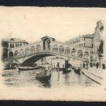 AK Venedig, Italien 1908 Rialtobrücke