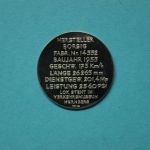 Medaille Deutsche Reichsbahn Lokomotive O5 001 PP