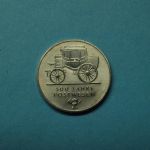 DDR 1990 5 Mark 500 Jahre Postwesen ST