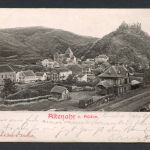 AK Altenahr 1902 Bahnhof und Burg Are