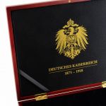 Leuchtturm Münzkassette für 20 Quadrum Kapseln Deutsches Kaiserreich 365366 Neu