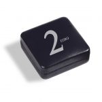 Leuchtturm Münzetui NOBILE für 1x 2-Euro-Münze in Kapsel 361103 Neu