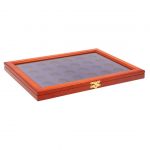 Safe Münzen-Vitrine mit rd. Vertiefungen für 24 Münzen bis 38 mm Ø Nr. 5867 Neu
