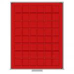 Lindner Münzbox Hellrot Standard 2148 Neu