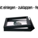 Safe Schweberahmen schwarz 8 x 8 cm Nr. 4503 Neu
