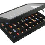Safe Premium-Vitrine "Black Edition" mit 45 Fächern à 36 x 49 mm Nr. 5677 Neu