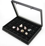 Safe Premium-Vitrine "Black Edition" mit 24 Fächern à 65 x 58 mm Nr. 5676 Neu