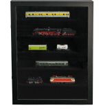 Safe Premium-Vitrine "Black Edition" mit 6 Fächern à 275 x 57 mm Nr. 5674 Neu