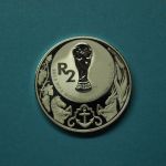 Südafrika 2010 2 Rand Fussball WM 2010, 925er Silber PP im Etui PP