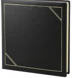 Safe "Favorit" Ringbinder Schwarz aus Leder Nr. 1503 Neu