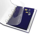 Safe Pin-Album inkl. 2 Samttafeln für je bis zu 100 Pins Nr. 7919 Neu