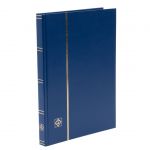 Leuchtturm Einsteckbuch Blau Basic DIN A4, 32 schwarze Seiten 337308 Neu