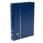 Leuchtturm Einsteckbuch Blau Basic DIN A4, 64 schwarze Seiten 327853 Neu
