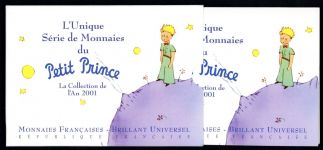 Frankreich 2001 Kursmünzensatz/ KMS im Folder "Petit Prince" ST