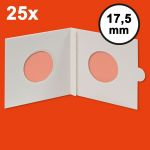 Hartberger Münzrähmchen 17,5 mm, selbstklebend (25er Packung) 8320175 Neu