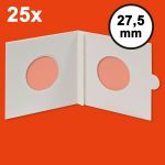 Hartberger Münzrähmchen 27,5 mm, selbstklebend (25er Packung) 8320275 Neu