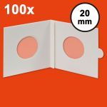 Hartberger Münzrähmchen 20 mm, selbstklebend (100er-Packung) 8322020 Neu