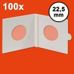 Hartberger Münzrähmchen 22,5 mm, selbstklebend (100er-Packung) 8322225 Neu