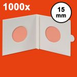 Hartberger Münzrähmchen 15 mm, selbstklebend (1000er-Packung) 8321015 Neu