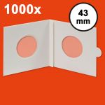 Hartberger Münzrähmchen 43 mm, selbstklebend (1000er-Packung) 8321043 Neu
