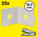 Hartberger Münzrähmchen 39,5 mm, zum Heften (25er Packung) 8330395 Neu