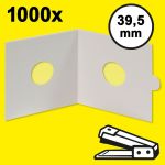 Hartberger Münzrähmchen 39,5 mm, zum Heften (1000er-Packung) 8331395 Neu