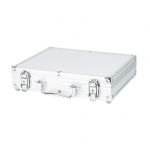 Lindner Münzkoffer S2307-S2120CE mit 6 schwarzen Tableaus für 120 Münzen Neu
