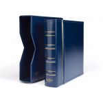 Leuchtturm Münzalbum/ Kassette NUMIS Classic inkl. 5 Hüllen, blau 313617 Neu