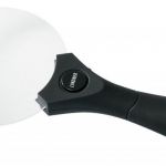 Lindner Randlose LED-Leuchtlupe mit 2,5- und 4-facher Vergrößerung S7131 Neu