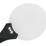 Lindner Randlose LED-Leuchtlupe mit 3- und 4,5-facher Vergrößerung S7130 Neu