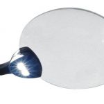 Lindner Randlose Stand-/Klemmlupe mit LED-Beleuchtung 7154 Neu
