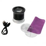 Lindner UV/LED-Aufsetzlupe mit 30-facher Vergrößerung S7192 Neu