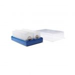 Leuchtturm Kunststoffbox KRBOX für 100 Münzrähmchen, blau 315511 Neu