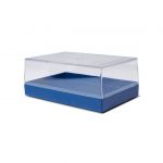 Leuchtturm Kunststoffbox KRBOX für 100 Münzrähmchen, blau 315511 Neu