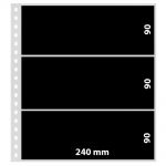 Lindner Klarsichthüllen mit 3 Streifen 822P (50er Pack) Neuware