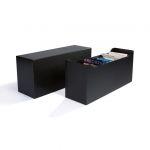 Leuchtturm Archivbox LOGIK für 40 große Coincards, Hochformat 371402 Neu