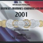 Frankreich Kursmünzensatz 2001 BU