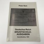 Peter Sem Deutsches Reich Brustschild-Ausgaben Spezialkatalog 1980 neuwertig