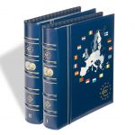 Leuchtturm Münzalbum Blau VISTA, Band 1 und 2" Alte und neue Länder" 341042 Neu