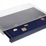 Safe Stapelelement ohne Unterteilung für Anstecknadeln, Pin's etc. Nr. 6460 Neu